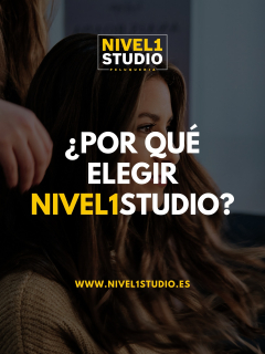No se trata solo de peinar. Se trata de entender tu cabello, cuidar el proceso y conseguir un resultado que de verdad te encaje. Eso es lo que buscamos cada día en Nivel1Studio. Qué valoras más en una peluquería?
